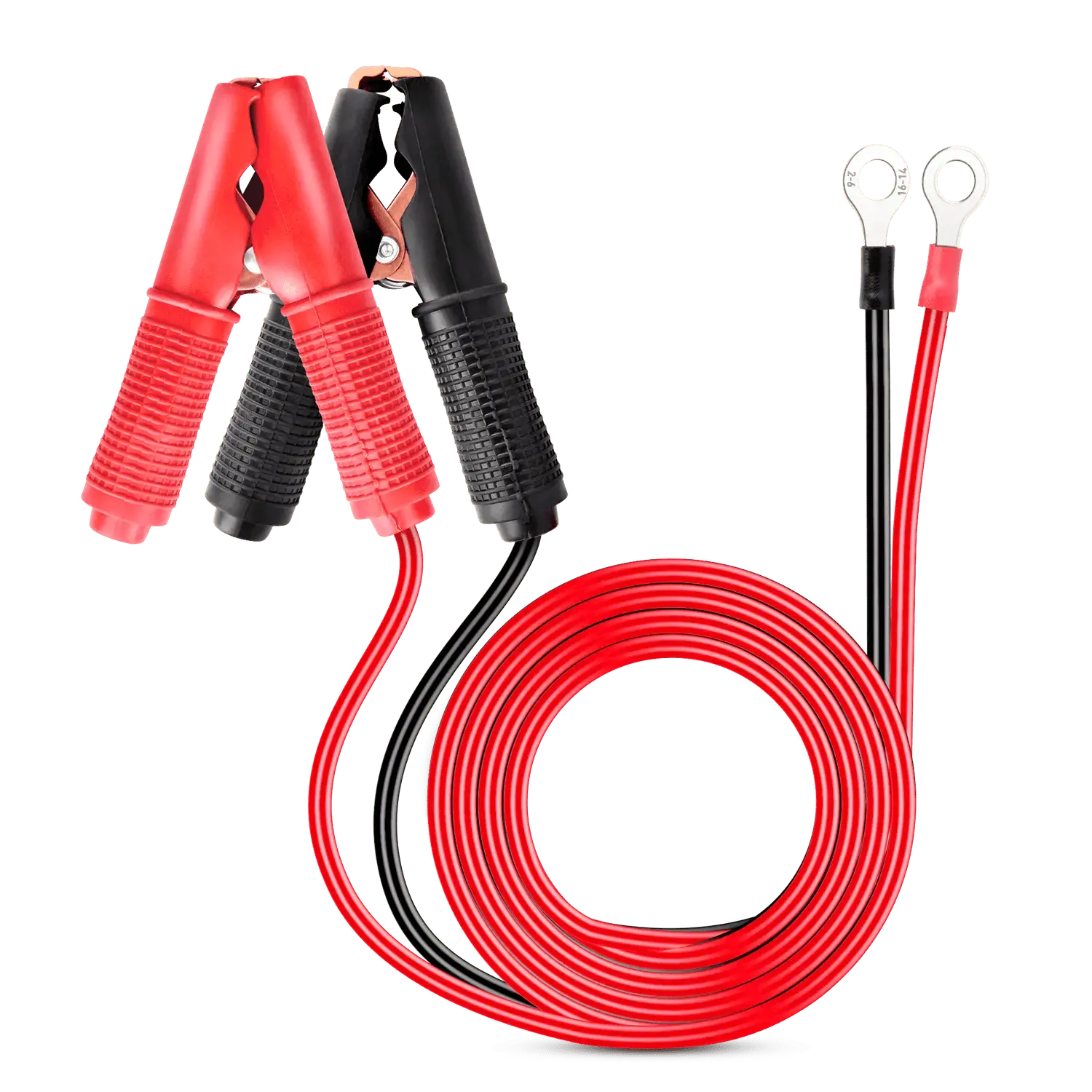 Nilight 2 Pcs 30A Alligator Clips - 12V, 2.5 Square Copper Wire, 3Ft/1M Length Automotive & Motorcycle Emergency Use Tool with Enhanced Protection & Conductivity,car accessories