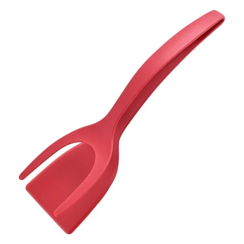 1pcs Versatile Kitchen Tools Set, Dual-Use Nylon Scraper, Food Clip, Egg Turner, Bread Toast Spatula, Perfect for Cooking & Baking, Durable Kitchenware, Heat Resistant Spatula