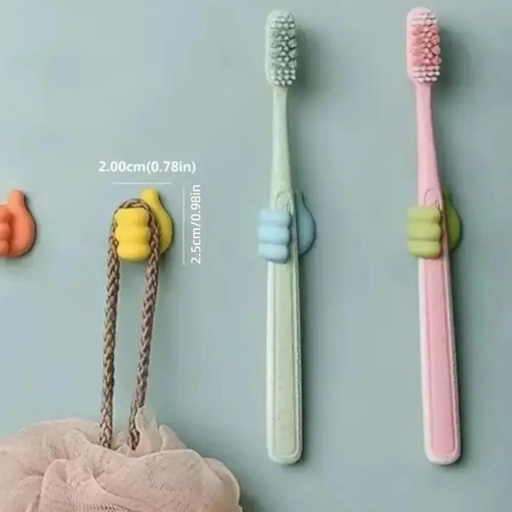 Thumb Wall Hook, 10 Counts Cute Decorative Self Adhesive Cable Hook, Cable Clip Hook, Cable Organiser, Desk Accessories, Bedroom Accessories, Room Decor, Home Decor, Gift for Girlfriend, Gift for Boyfriend, Mens Gifts