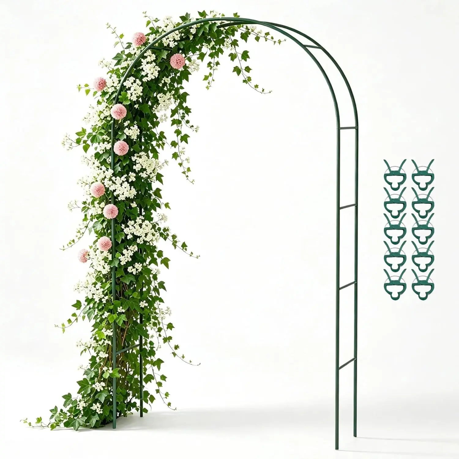 Metal Garden Arch Trellis for Climbing  Outdoor, Garden Arbors and , Wedding Arch Frame , Christmas Party Decoration