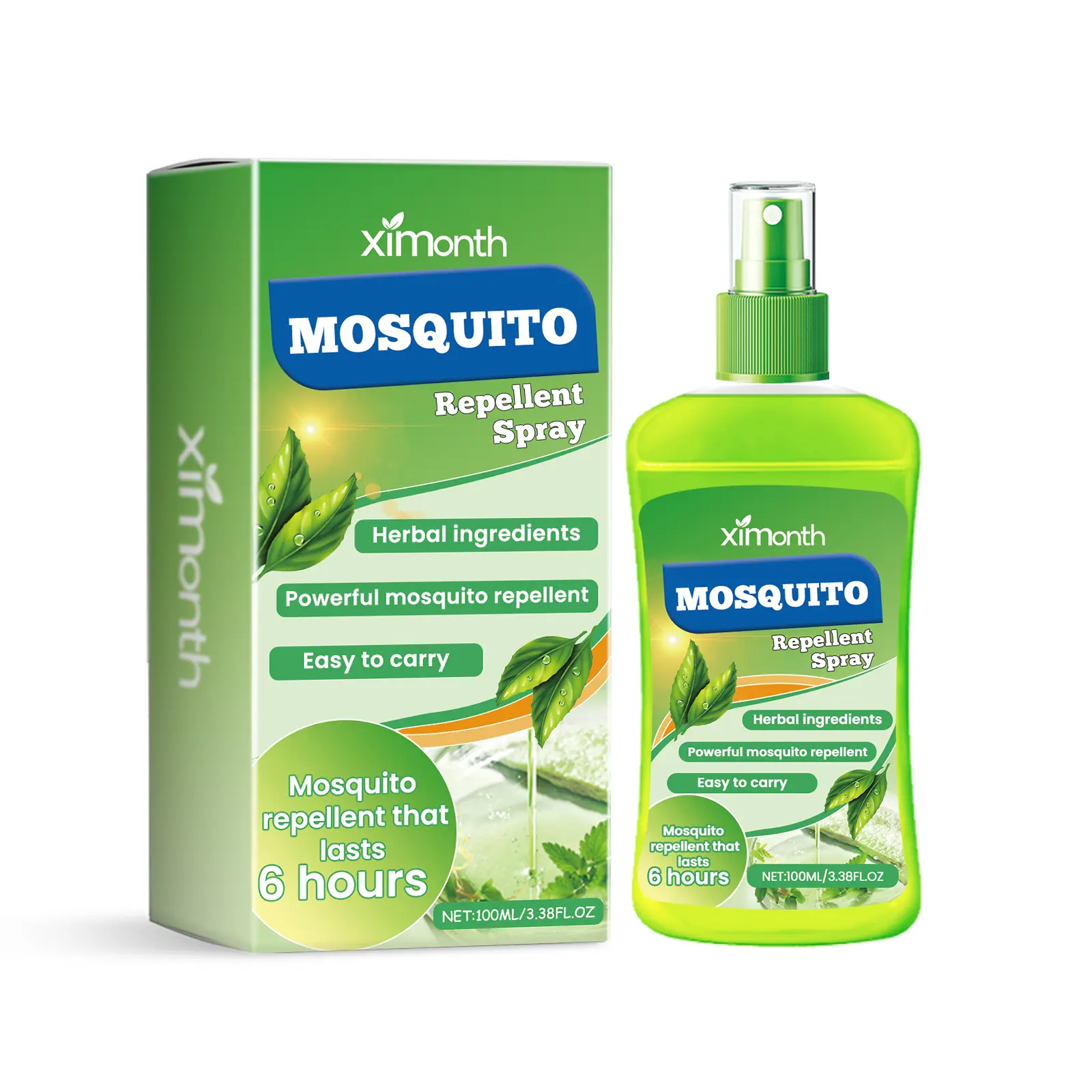 Gentle Mosquito Repellent Spray for Kids, Anti-Bite & Itch Relief, Portable Outdoor Spray, Cooling Mosquito Repellent Spray for Babies
