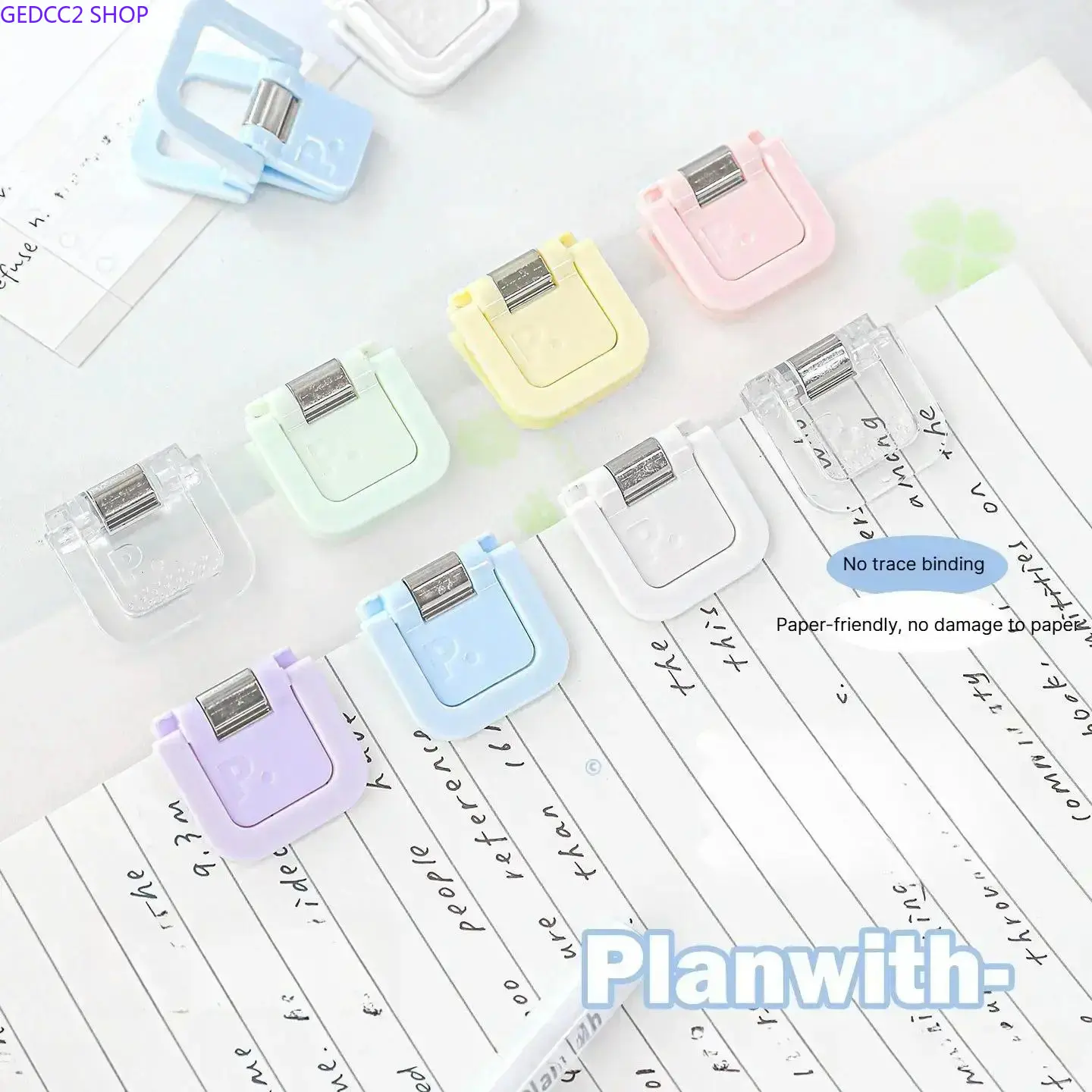 Back To School 4/6 Pcs Multi-Purpose Mini Cube Paper Clips, Freestanding Hanging Square Binder Clips, Durable Portable Document Fasteners for Office Classroom Daily Paper Sorting File Organizing