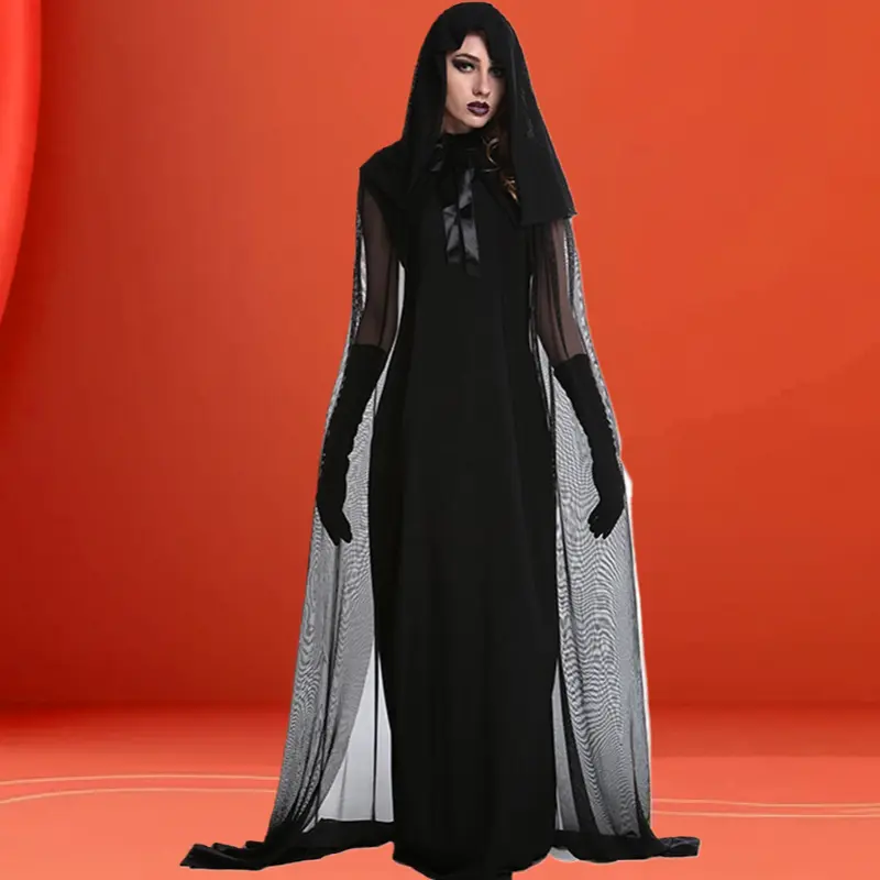 Halloween Ghost Bride Uniform Witch Vampire Outfit Cosplay Costume For Theme Party Events