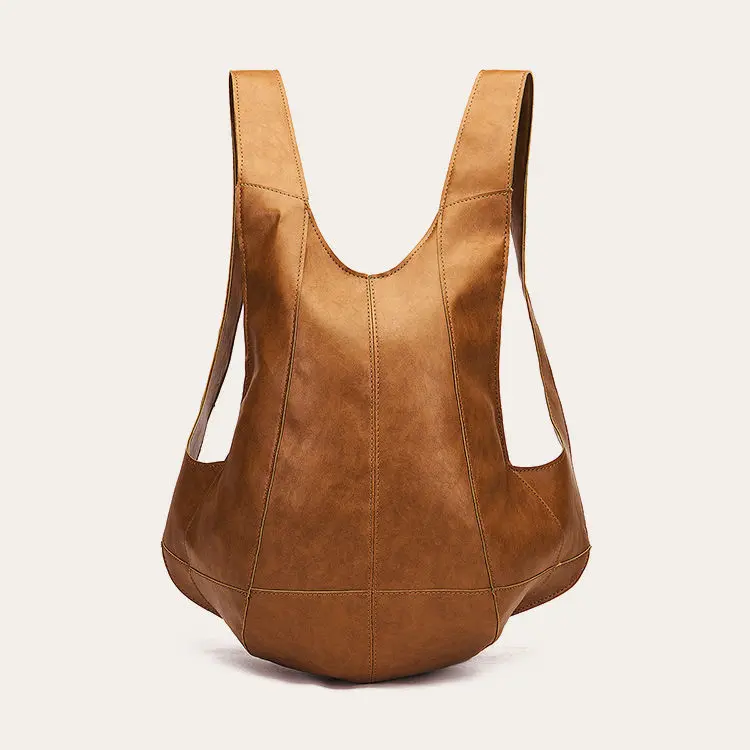 Women's Backpacks Retro Design Backpack, Minimalist Sunday Bag, Wandering Bag, Fashionable Motorcycle Bag for Outdoor Travel, School