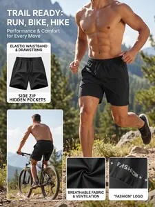 Men's Metallic Shorts,  Breathable Comfortable Gym Shorts, Men's Sportswear Clothing for Indoor Outdoor Wear