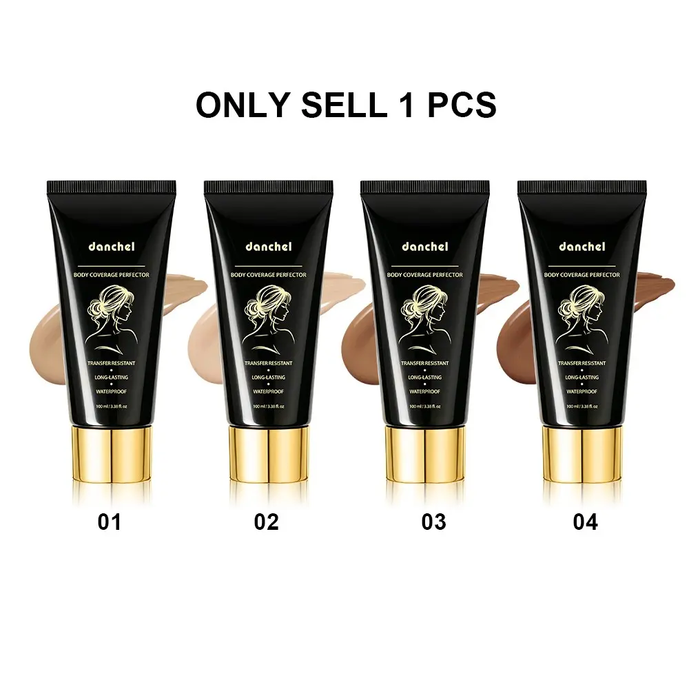4-Color Body Concealer Foundation, Gentle Daily Moisturizing, Smooth Fit, Refreshing Invisible Coverage, Perfect for Everyday Use