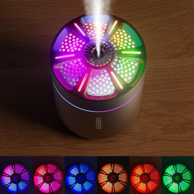 USB Powered Air Humidifier, Portable Mini Aroma Diffuser with Colorful LED Light, Silent Humidifier for Home, Bedroom, Car, Silent Spray Humidifier, Home Travel Humidifier