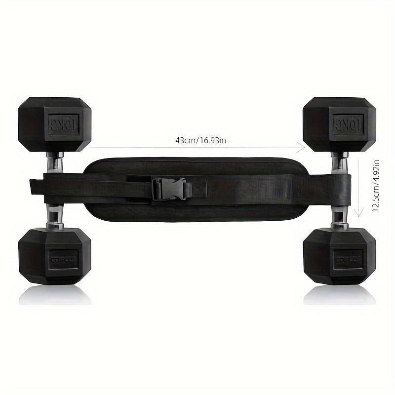 Hip Thrust Adjustable Resistance Weight Belt for Home Workouts, Kettlebell Training & Butt Shaping with Extra Cushioning and Adjustable Resistance