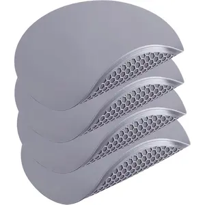 Microwave Mat - Round 12" x 12" - Set of 4 Heat Resistant Multifunctional Mat, Splatter Guard, Trivet, Hot Pad, Pot Holder