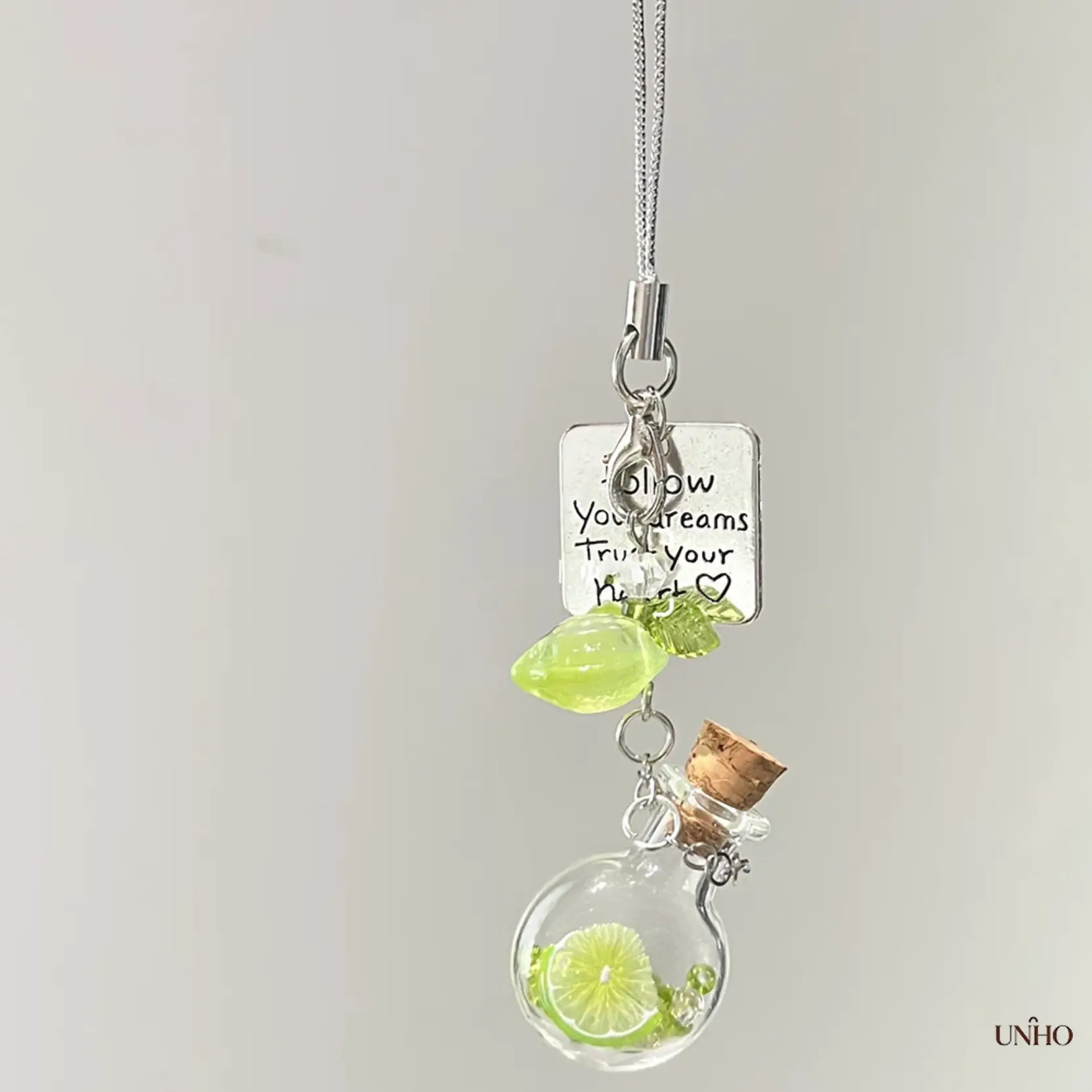 Summer Lemonade‑Style Fruit Pendant, Versatile Lemon Charm Used As Keychain, Bag‑Charm, Camera And Phone Lanyard Accessory For Daily‑Match