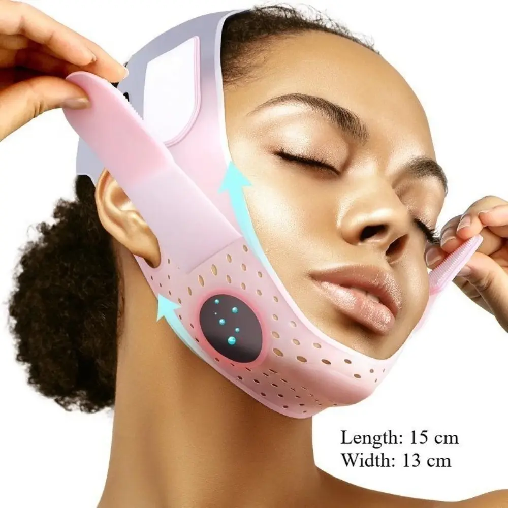 Reusable Gentle Silicone Face Shaper Strap - Adjustable Fit Sports Headband with Gentle Touch, Jawline Lifting, Slim Profile, V-Shaped Contouring for Daily Care (Gift for Facial Care Enthusiasts)