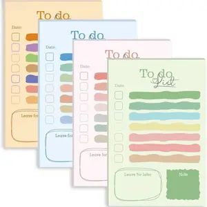 Rainbow Multi Pattern Aesthetic Sticky Note Pads, Cute Decorative Planner Memo Tabs, Strong Adhesive Reusable Self-Stick Notepads, Versatile Stationery For Daily Journaling, Office Work & School Study