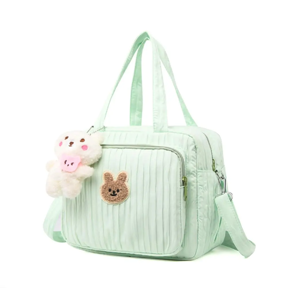Baby Diaper Bag Tote, Mom Bag Crossbody Diaper Bags Baby Travel Bags  Girl Pañaleras Para Bebe (Green, Small) New model