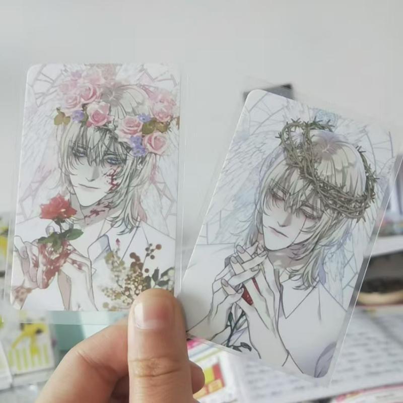 2 Pcs/set Korean Comics Dear00 Lomo Card HD Photo Card Postcard Fans Friends Collection Decorative Cosplay Gift