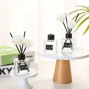 2 Bottles Reed Diffuser Set, Strong Rich Long Lasting Fragrance, Multiple Scents Optional, Home Aroma Decor Gift, Essential Oil Diffusers