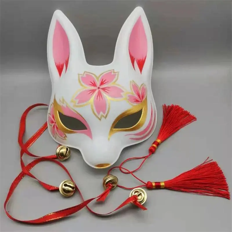 Japanese Fox Mask Halloween Party Cosplay Rabbit Masks Dance Masquerade Festival Costume Props For Boys Girls