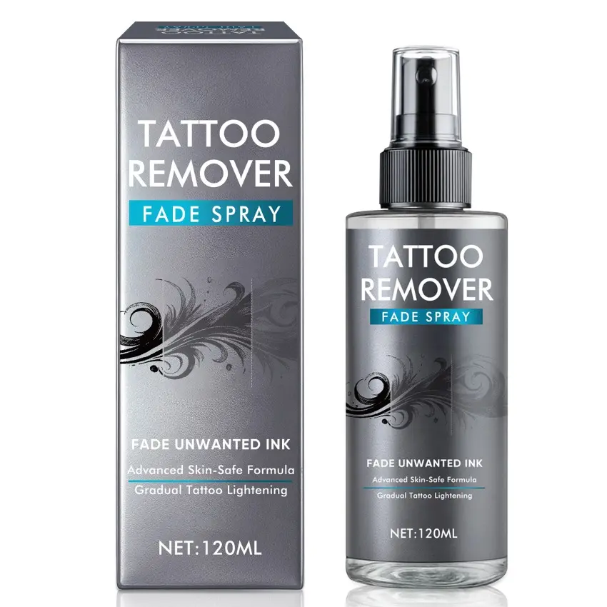 Tattoo Remover, Fades Unwanted Tattoo Ink, Used for Temporary Marking Management, Advanced Non Irritating Formula, Used for Daily Care 120Ml-- Shaker Cup