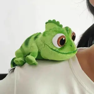 New Pascal Rapunzel Chameleon Plush Dolls 15cm Stuffed Animals Pascal Rapunzel Shoulder Plush Toys Kids Gifts