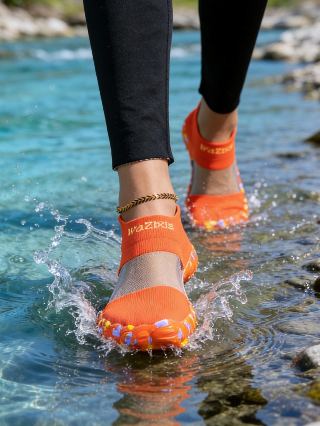 Breathable Wide Toe Barefoot Shoes, Unisex Non-Slip Minimalist Design, All-Season Comfort Mesh Water Shoes, Ideal for Outdoor Activities