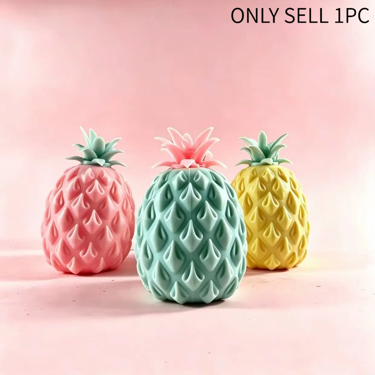 Stress Relief Pineapple Squeeze Toy, Realistic Fruit Sensory Stress Ball, Relaxing Unboxing Toy, Ab-Wg-G1 Model, Perfect for Anxiety Relief, Squishy Squeeze Ball, Squishy Sensory Fidgets