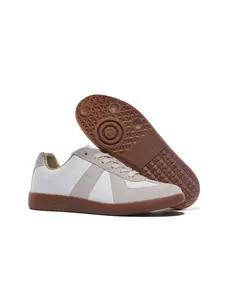 Couple Casual Outdoor Lace-Up Sneakers, Unisex Light Training Shoes, Low Top Medium Width, All Seasons Patchwork Style