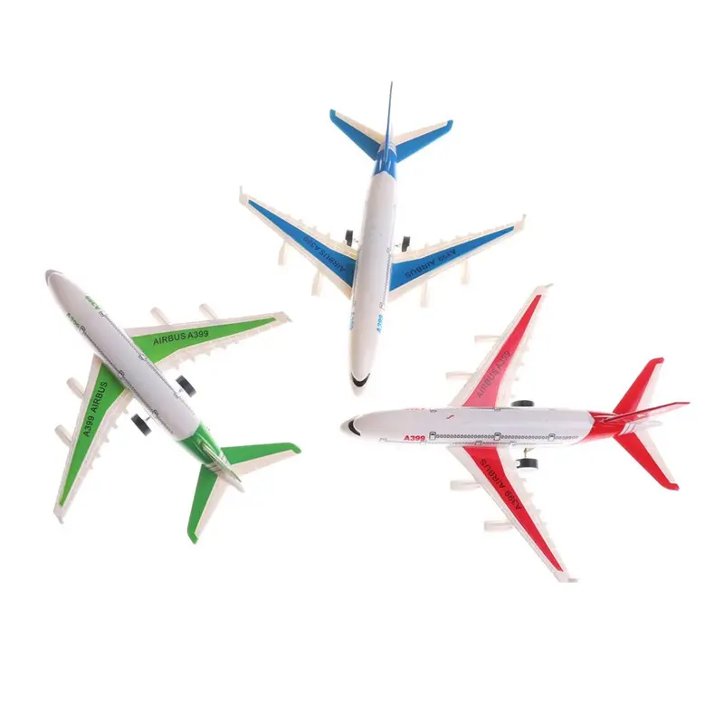 Boeing 777 Airplane Model, Plastic Civilian Aircraft, Four-Color Return Force Aviation Plane, Detailed Design, Perfect Gift