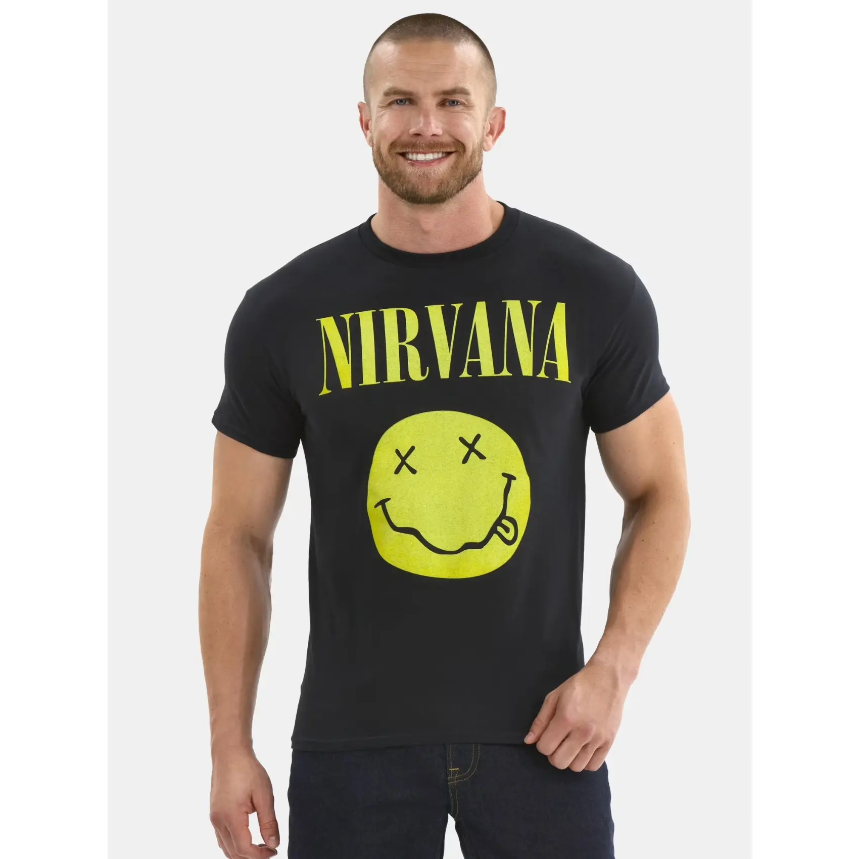 Smiley Men's and Big Men's Graphic Tee Smiley, Sizes XS-3XL