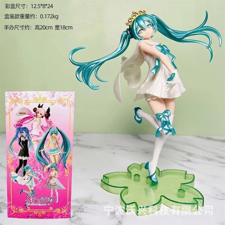High Quality Hatsune Miku Anime Figure Virtual Singer Pvc Action Figure 14~25cm
