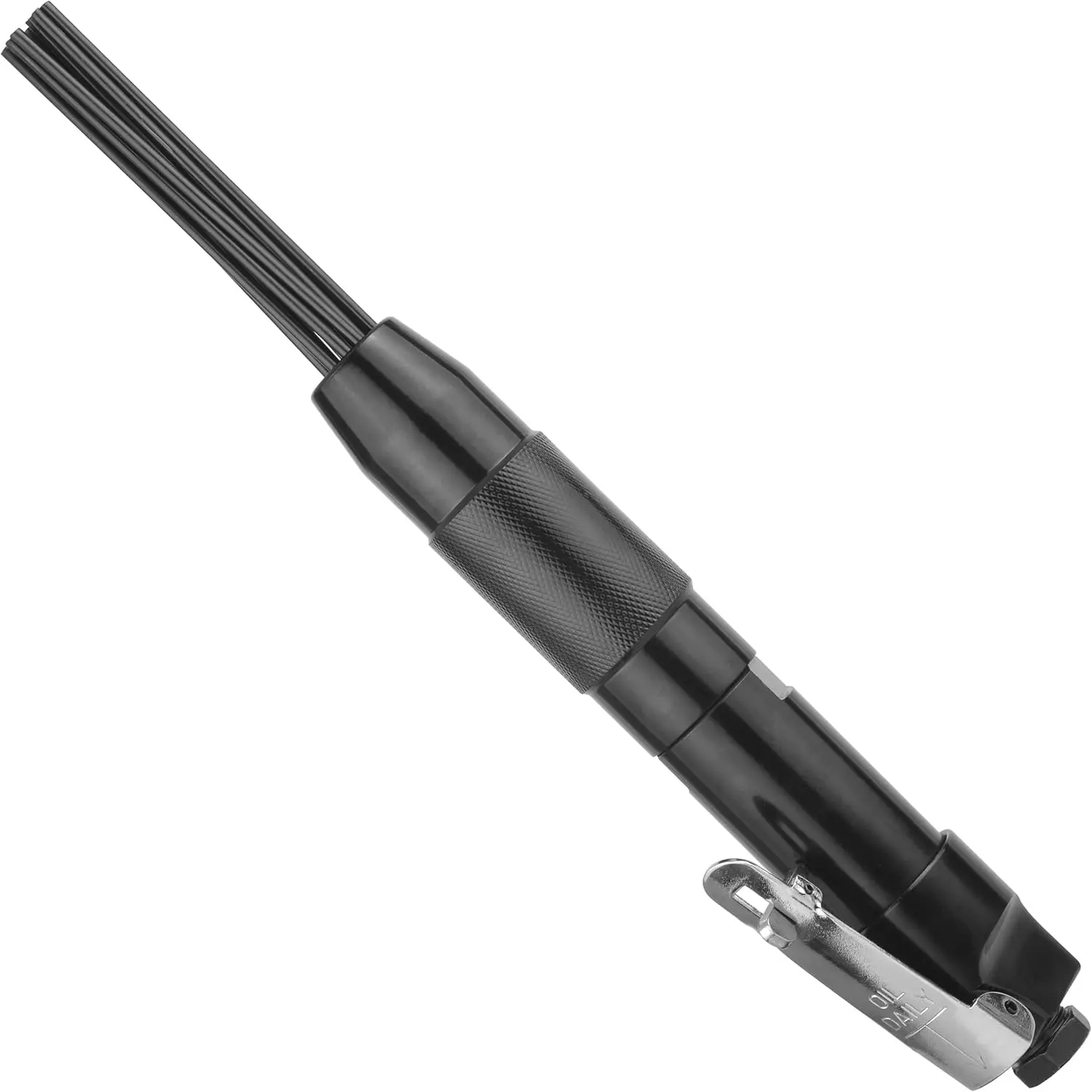 Compact Air Needle Scaler, 12 Needles, Pneumatic Rust Slag Dirt Remover, 3mm Needle Scaler Tool