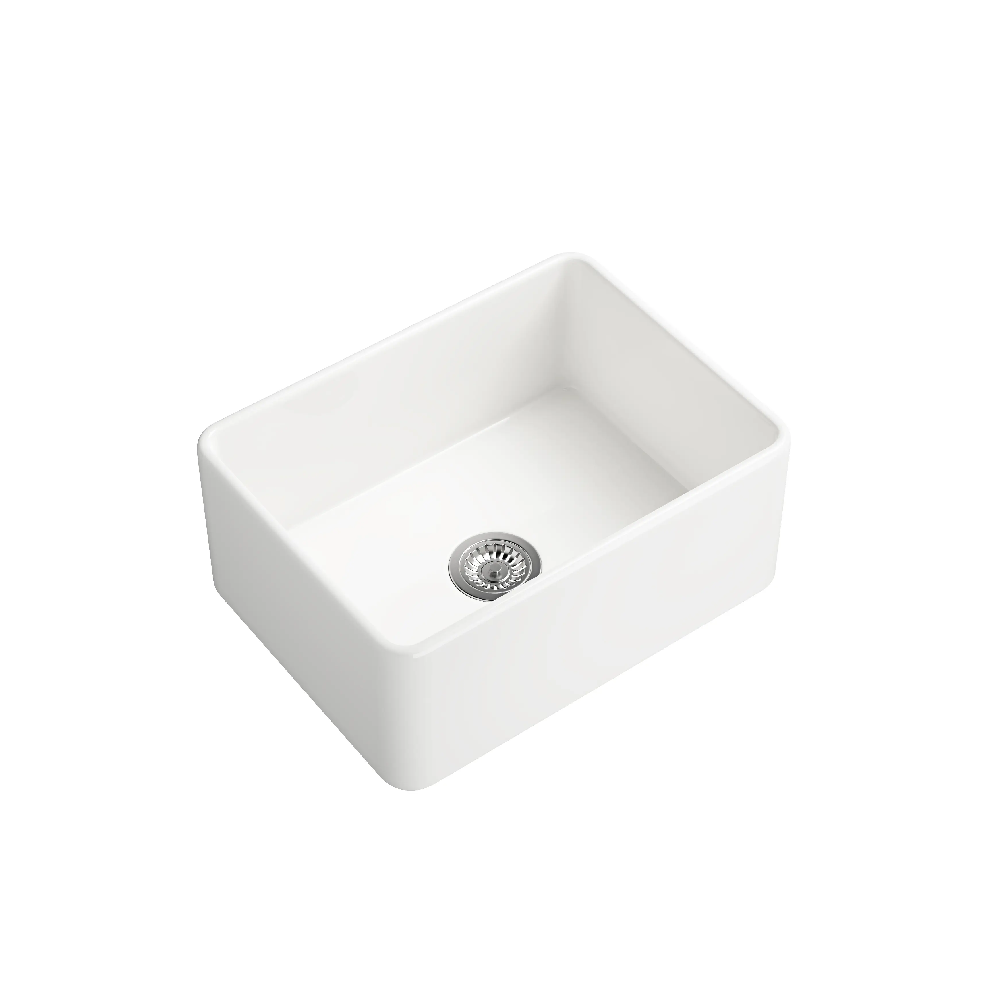 Nokaa White Farmhouse Kitchen Sink 33 Inch Single Bowl Deep Apron Front Undermount Ceramic Sink for Farmhouse Kitchen Laundry Utility Room, Durable Glazed Finish, Easy to Clean, Vintage Style, Home Improvement