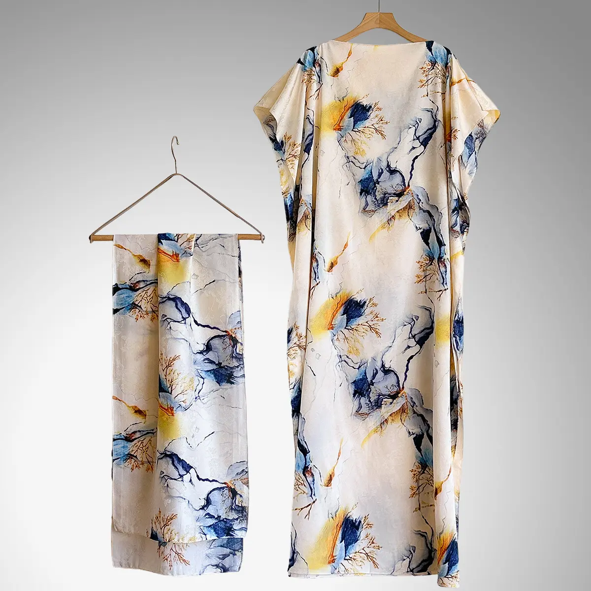 78-Ink Painting Apricot Color