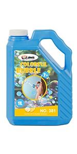 Metal Portable Multifunctional Bubble Making Machine, Professional Automatic Bubble Maker with High Output for Outdoor/Indoor Use, Wireless Remote Control (Black)