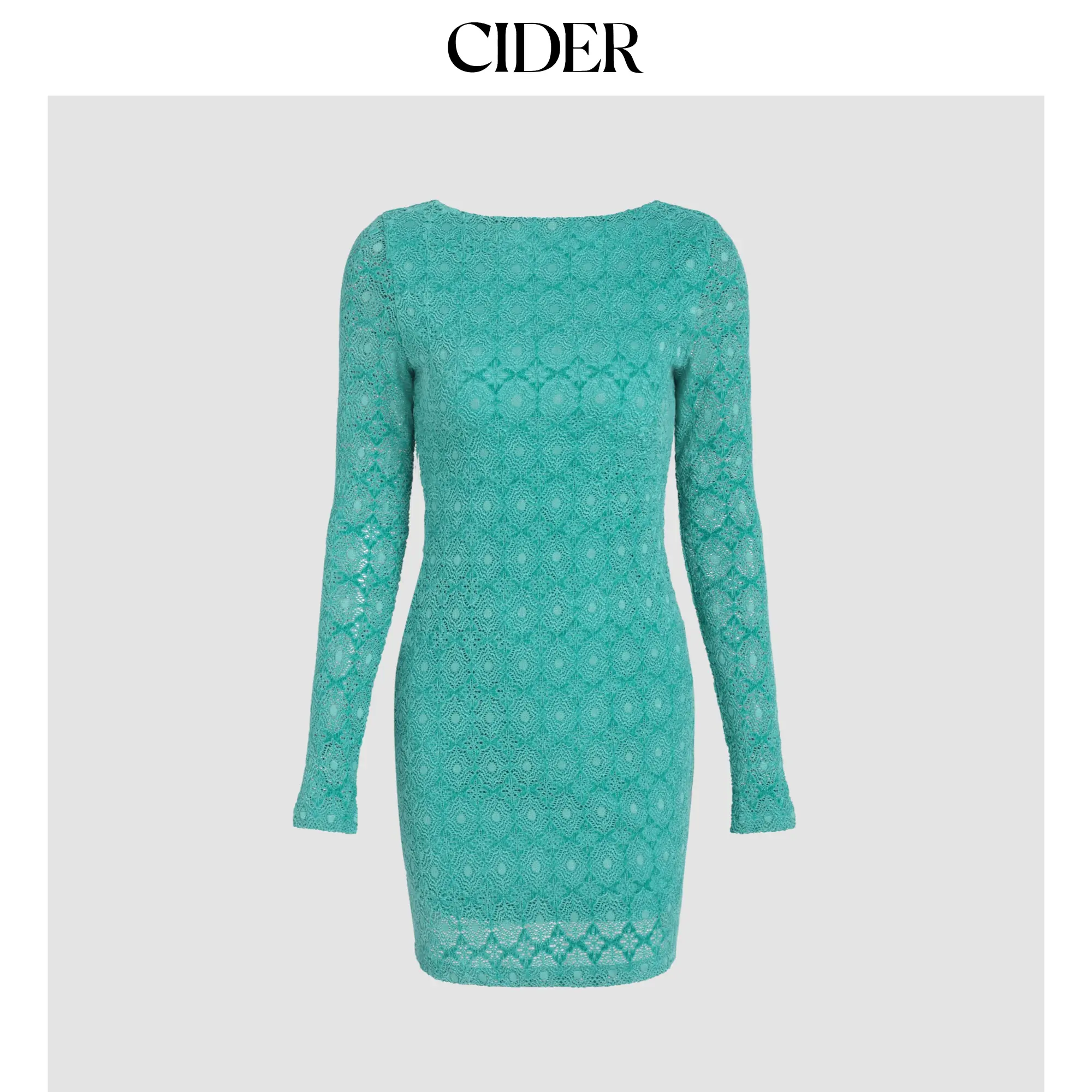 Cider [size 2-10] Solid Lace Zip Up Mini Dress SummerFinds SohoChic