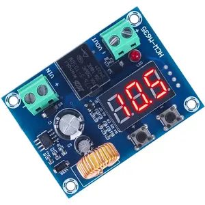 Diy Digital Low Voltage Protector no soldering Disconnect Switch Cut Off 12V Over-Discharge Protection Module for 12-36V Lead Acid Lithium Battery Low Voltage Cutoff for Solar Panel Lighting System Camper