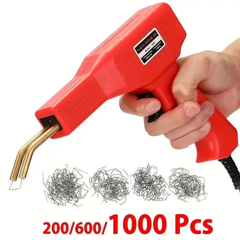 Car Plastic Welding Repair Tool, Handheld Plastic Welder, Welding Repair Tool for Bumper and Dashboard Fixes, Car Body Repair Tool, Lightweight, Copper, Ergonomic, Beginners