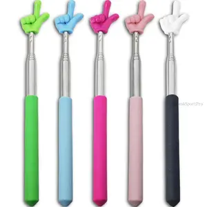5 PCS Random Color School Teacher Pointer, Retractable Finger Pointer Tool, Retractable Classroom Mini Pointer, Ideal Classroom Teacher Supplies for Interactive Learning, Home OfficeH2PeakSportPro