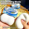 Crunchy Squishy Soap Stress Fidget Toy - TPR Stress Reliever, Round Decompression Squishy Ball, ASMR Desk Decor, Squishies Toys, Teenage Girls Gifts, Stocking Stuffer Ideas,sohochic