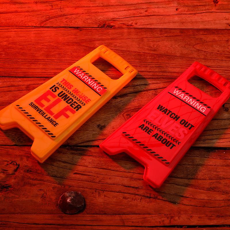 Halloween Outdoor Patio Decorative PP Plastic Board Billboard, Outdoor Patio Ghost Festival Decorative Sign, Lawn Sign, and Directional Sign