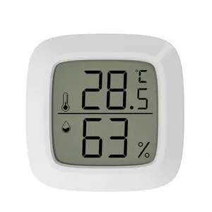 Compact Mini LCD Digital Thermometer Hygrometer, High Precision Indoor Temperature Humidity Monitor, Easy Read Sensor Gauge for Home, Office, Bedroom