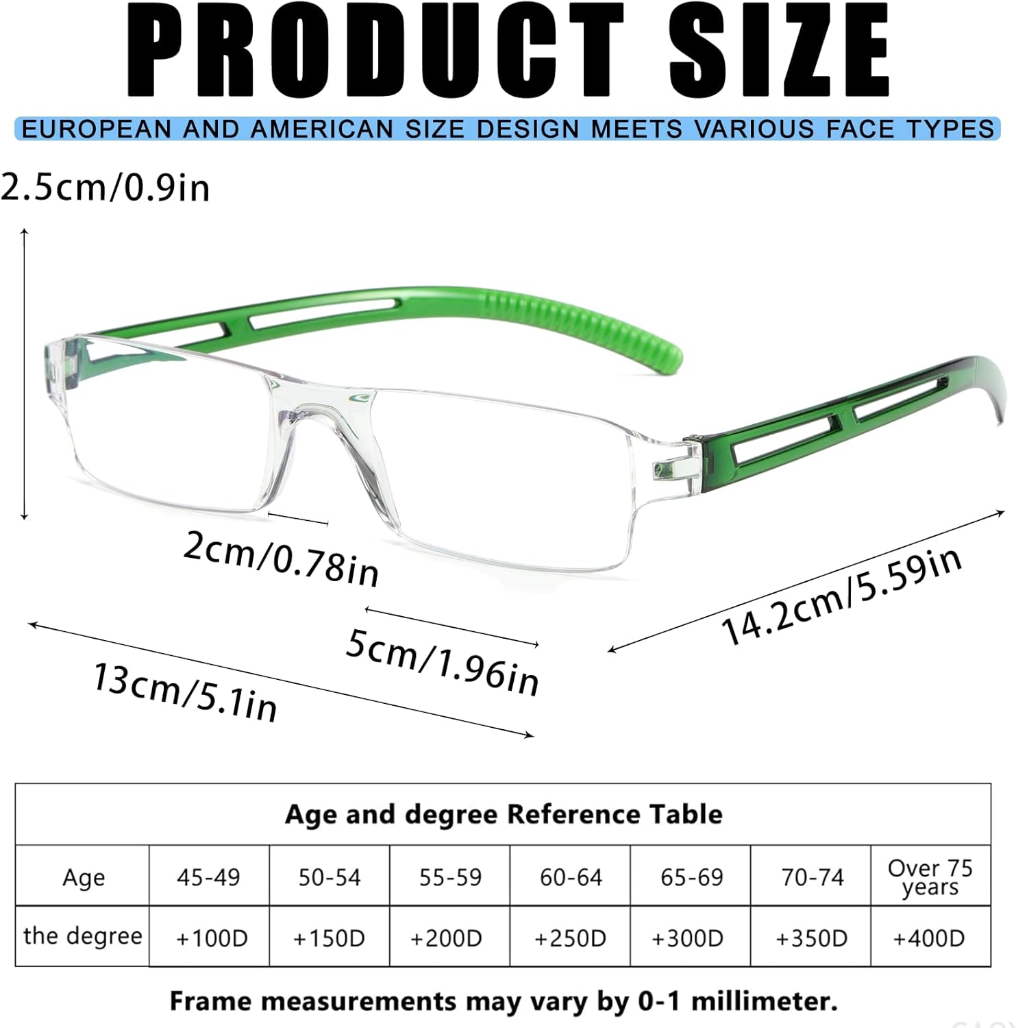 3 pairs of reading glasses, blue light blocking glasses, computer reading glasses for men and women, fashionable rectangular one-piece glasses frame+1.5(Emerald Green)