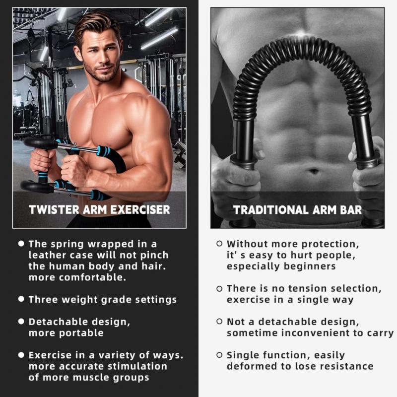 Adjustable Resistance Arm & Ab Trainer, Detachable Arm Strength Training Bar, Adjustable Sport Bar, Multifunctional Fitness Equipment for Home Gym, Workout Equipment, Summer Essentials, Fitness Accessories