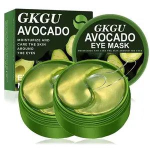 2boxes GKGU Hyaluronic Acid and Avocado Eye Mask, Tighten and Improve the Skin Around the Eyes, Brighten the Complexion, Fade the Dark Circles, Brighten the Eye Skin, Eye Care| Eye Facial Mask| Moisturizing Eye Mask| Exquisite Gifts