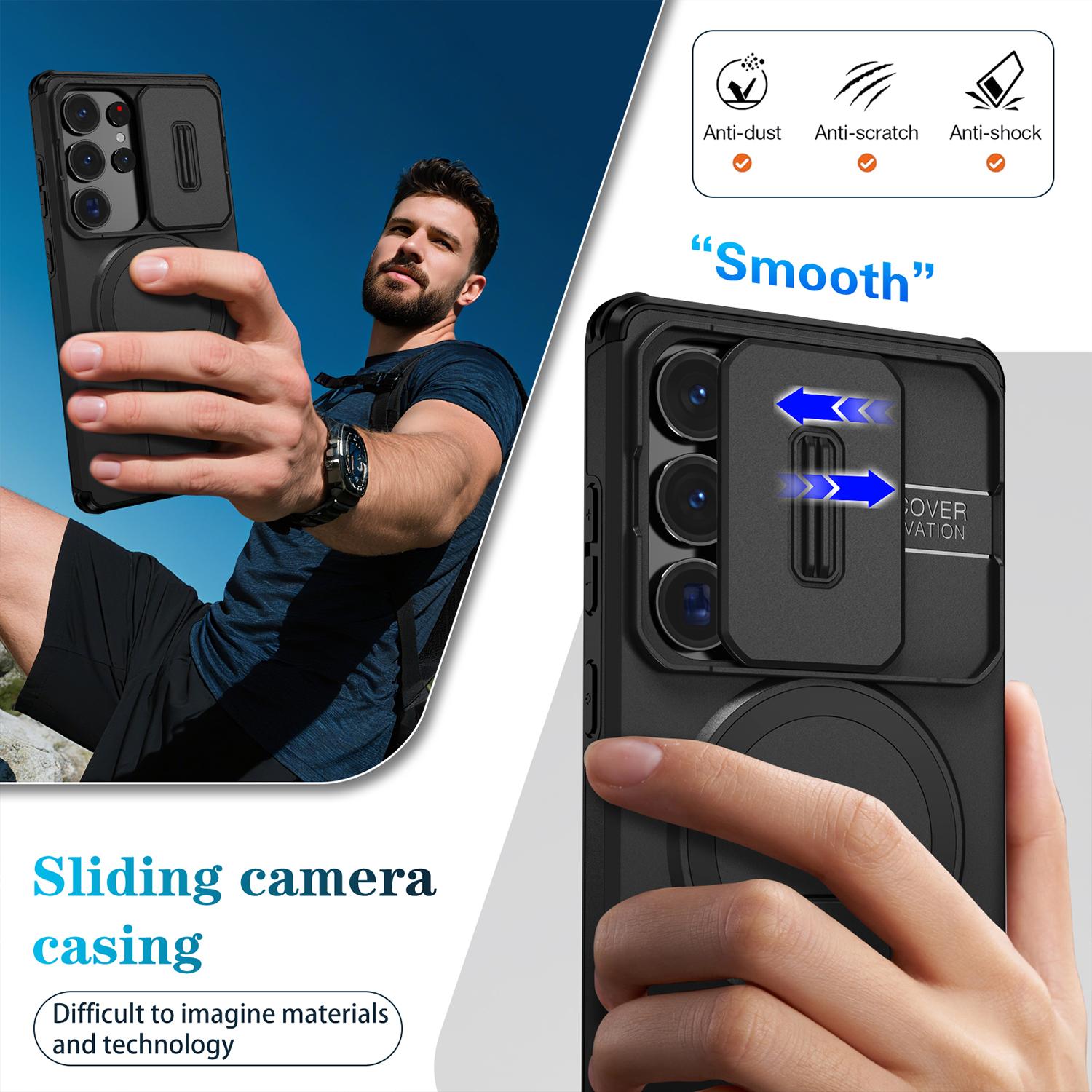 Magnetic Case For Samsung Galaxy S26 S25 S24 S23 Ultra Plus, Matte Hard PC Shockproof Phone Case With Camera Protection, Compatible With MagSafe, Slim Silicone Protective Cover#MothersDayGift #GiftsForHer