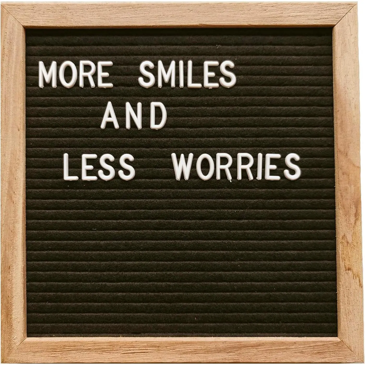 10 x 10 inch Felt Board Felt Letter Board Sign, Message Board  Board Letter Boards Sign Bulletin Board Letters,  Announcements  Announcement Sign (Black)