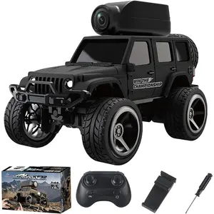 [Deals for you Days]1:64 Scale RC 4WD Racing Car,Off-Road Remote Control Car with LED, USB Charging Battery,High-Performance Racing Model for Kids & Beginners, Compact Portable Design, Fun Indoor Play Gift