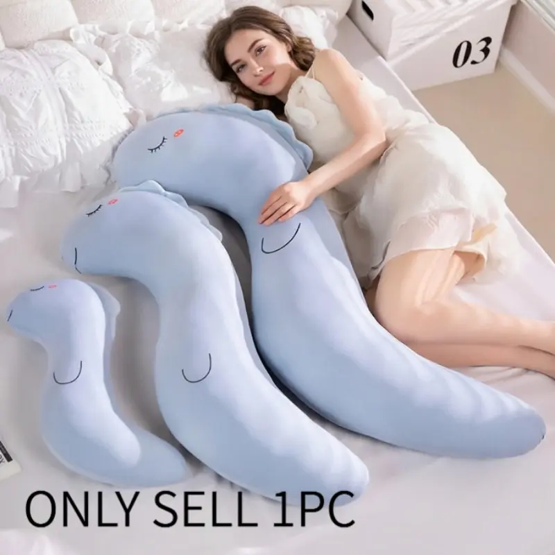Cool Ice Silk Deep Sleep Leg Pillow, Adjustable Long Strip Side Sleeping Pillow, Washable Breathable Design, Ideal for Adults, Maternity & Pregnant Women
