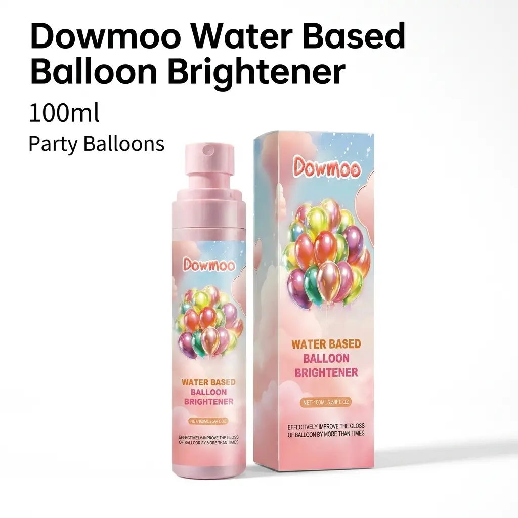Portable Balloon Shine Spray Bottle - Dimethicone Base Liquid, High-Gloss Coating, Anti-Popping, Long-Lasting Treatment for Balloon Decor, Event Planners, Festive & Home Supplies, Durable