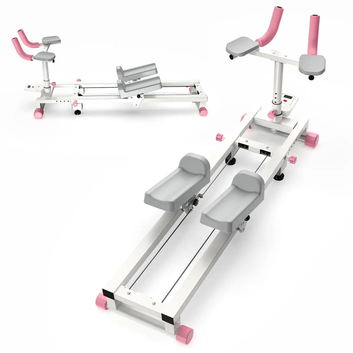 Crawling Spine Stretcher & Core Trainer Machine, Ergonomic Curved Design with Adjustable ABS & Steel Frame for Unisex Home Gym Core Workouts, Space Saver, Stable Base