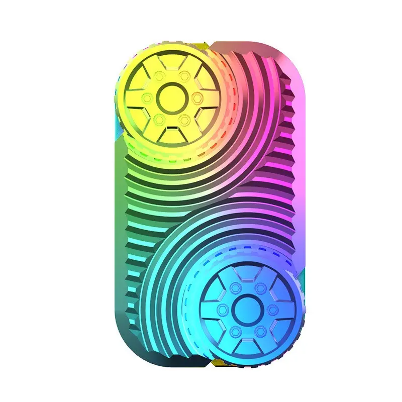 New Arrival Wheel Rolling Infinite Push Card Fidget Toy, Cool Palm Stress Relief Portable Finger Anxiety Toy, Finger Fidgets