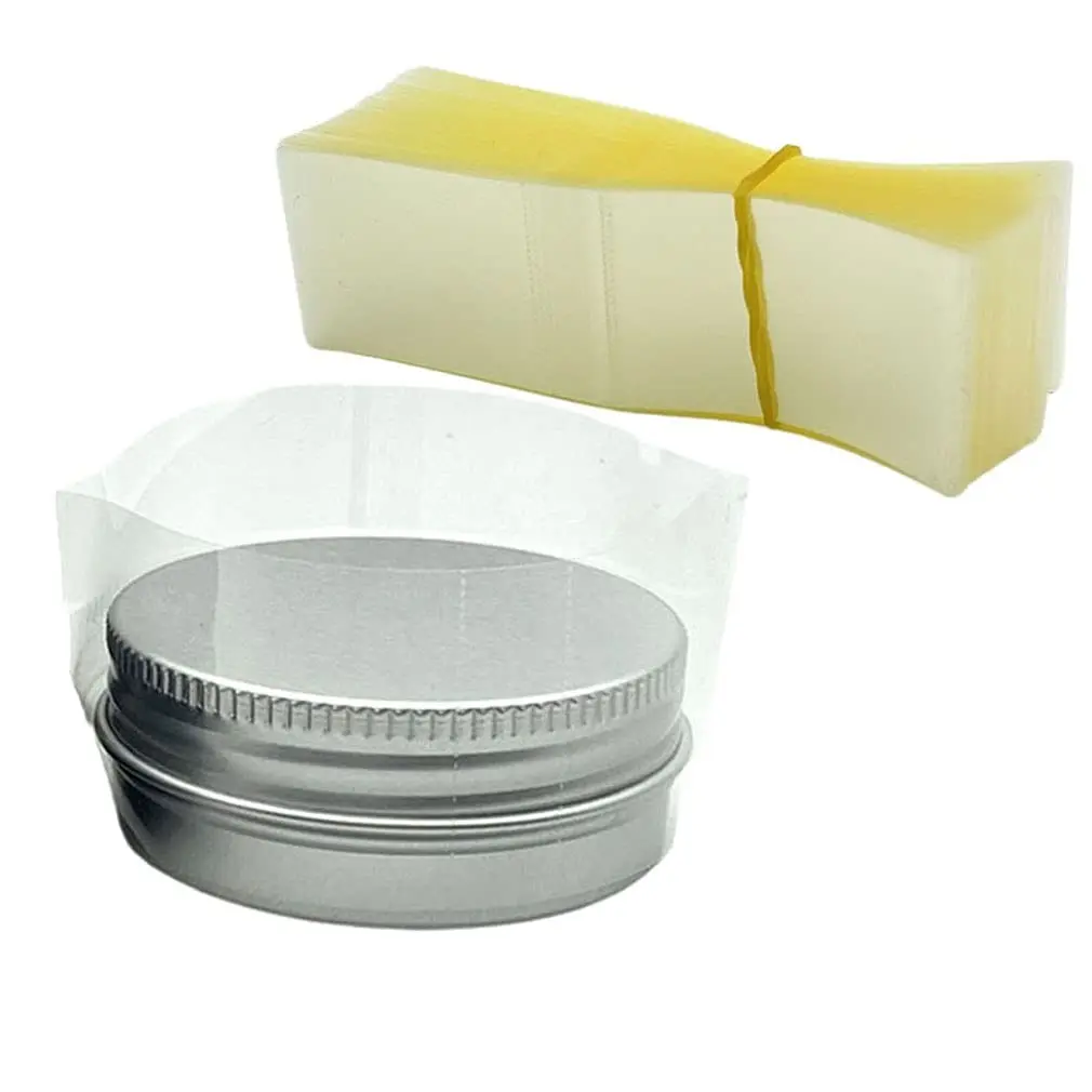200Pcs Heat Shrink Wrap Film for 30g/1oz Aluminum Jar Tin Shrink Seal Bands Easy to Use Make Products More Professional For 30g Aluminum Jar